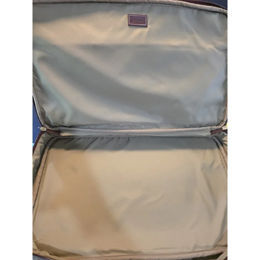 Hartmann Modern Tweed & Leather Multi-Compartment Business Travel Briefcase Lege